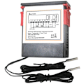 Miniatyrbilde 3 av 5: Dobbel digital display termostat temperaturregulator med dobbel NTC probe reléutgang, DC 24V - DC 24V