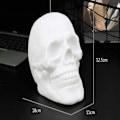 Miniatyrbilde 2 av 4: USB-ladbare fargerik LED-skallehode-tappinglampe med fjernkontroll nattlys hjemmedekorasjon gave