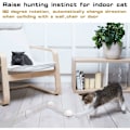 Miniatyrbild 3 av 5: Smart Interaktiv Katt Leksak - Nyaste Versionen 360 Grader Självrullande Boll, USB Laddningsbar Husdjursleksak, Inbyggd Snurrande LED-Ljus, Stimulerar Jakten