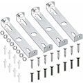 Miniatyrbilde 1 av 5: Tilbehør til anhengslamper og lysekroner, 4 stk. takplater for hengende lamper 95 mm, takfeste for anhengslamper med skruer, tilbehør for hjemmekontor