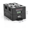 Miniatyrbild 5 av 5: Trådlös Färg LCD-Skärm DC Spänningsmätare Strömtester (VAT-1200, 0-200A 0-100V)