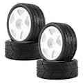 Pikkukuva 1 / 5: 4 kpl 12 mm kuusiokolo 65 mm kumirenkaat XV-01 TT-01 TT-02 LC Racing PTG-2 WR8 1/10 RC-autolle, 3