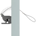 Miniatyrbild 5 av 5: Automatisk dörrlås med fjäderbelastad dragkedja, robust automatisk spärrlås för staketspänne, rep, låsbart dörrfjäderlås, hårdvara för hemmet