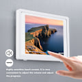 Pikkukuva 3 / 5: Suihkukotelo, vedenpitävä matkapuhelinkotelo kosketusnäytöllä, kääntyvä tabletti iPad -sumunpoisto säilytysteline seinäkiinnitys kääntyvä tablettisäilytyslaatikko (musta)