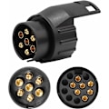 Miniatyrbilde 1 av 5: 7 til 13-polet tilhengeradapter 7-polet tilhengerkontakt for bilhenger, traktor, campingvogn, sykkelstativ (1 stk)