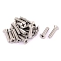 Pikkukuva 3 / 5: M6x18mm Phillips-konekierteet 304 ruostumatonta terästä hopea 10 kpl