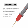 Miniatyrbillede 5 af 5: Multimeter Test Kit 1000V 20A Digitalt Elektronisk Probesæt med Krokodilleklemmer og Bananstik til Multimeter Klemme