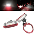 Miniatyrbillede 5 af 5: 8 stk. LED-dør-advarselslys til bilserie, velkomstprojektor til Golf 6 7 MK5 MK6 B6 B7 CC