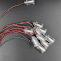 Miniatyrbillede 5 af 5: E10 LED-lamper Skruebase Små stearinlys pærer Montering Små pærer Base Lysholder med ledning Sokkelbase til Hjemmeeksperiment Elektrisk kredsløb Test