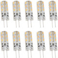 Miniatyrbillede 2 af 5: 10 stk. G4 LED Pære 1,5W DC12V Varmt Hvid 3000K 110LM Bi-Pin LED Pærer til Skabbelys Have