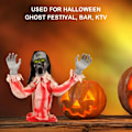 Pikkukuva 3 / 5: Halloween-ripustushaamu Haukku Horror Halloween-koristeet Terror Pelottavat rekvisiitat Teemajuhlat Deko A