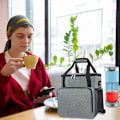 Miniatyrbild 4 av 5: Resväska för engångskaffebryggare Kaffe Station Organizer Pocket Resväska