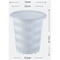 Miniatyrbillede 2 af 5: Højde Mesh Pot Net Cup Plante Kurv Hydroponisk Plante Vokse Have Have Værktøjer-Sort