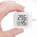 Miniatyrbillede 1 af 5: 6 stk. Mini Digital Termometer Hygrometer Indendørs Fugtighedsmåler Måler LCD Display Temperatur Sensor Måler med Afbryder