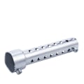 Miniatyrbilde 4 av 5: 2X Sølv Motorsykkel Eksos Lyddemper Kan Sett Inn Baffel Db 35mm x 140mm