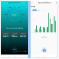 Miniatyrbillede 3 af 5: 80A Tuya Smart Life ZigBee Energimåler Klemme Strømsensor APP Monitor KWh Elstatistik Kan indstille automatiseringsscener,