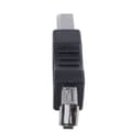 Miniatyrbilde 5 av 5: USB-skriveradapter type A type B hann svart sølvfarget