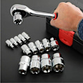 Miniatyrbilde 5 av 5: E Star E4-E24 E-Torx hunntorx hylse sett eksternt sekskant hylsemutter 14 stk