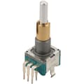 Miniatyrbillede 1 af 5: EC11EBB24C03 Dobbelt Encoder med Afbryder 30 Positioneringsnummer 15 Pulspunkt Håndtag 25Mm