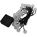 Miniatyrbillede 4 af 5: 30 LED-kugle LED-ringlys sollampe LED-lyskæde sol-fe-lys julehaveguirlander dekoration til udendørs