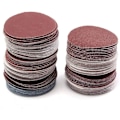 Miniatyrbillede 2 af 5: 100 stk. 25mm Slibeskiver Runde Slibepapir DIY Tilbehør til Slibemaskiner Slibemiddel 100/180/240/1500/3000