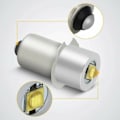 Miniatyrbillede 3 af 5: LED Lommelygte Pære 5W 6-24V P13.5S Høj Effekt Opgradering LED Pære Udskiftningssæt (2 Pak)