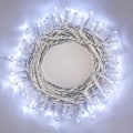 Pikkukuva 1 / 5: 15M 100 LED-valosarja kylmävalkoinen jouluvalot sisä- ja ulkokäyttöön 8 valaistustilaa koristelu kirkas kaapeli kotiin puutarhaan festivaaleille juhliin jouluun