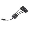 Miniatyrbilde 4 av 5: Usb 3.1 Type C hann til 2 dobbel Usb A 2.0 + -Usb 3 i 1 Otg Hub