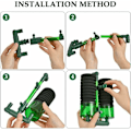 Miniatyrbillede 3 af 5: Liv Akvariefilter Indeholder 2 Svamp, 1 In-Sponge Filterholder, 2 Sugerkopper og 2 Mediebokse, Dobbelt Akvarie Svamp Luftpumpefilter Egnet