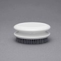 Miniatyrbillede 3 af 5: Skrubbebørste til husholdning, vaskeskrubbebørste til tøj, sko, sneakers, bærbar, blød plast, rengøring, vask (hvid)