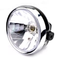 Miniatyrbillede 5 af 5: 7 tommer motorcykel forlygte forlygte og passer til YBR125 YBR 125 2002-2013