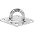 Miniatyrbilde 1 av 5: 304 Rustfritt Stål 10mm Tykkelse Seil Seilet Pad Øye Flat Båt Rigging
