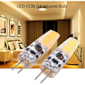 Miniatyrbillede 2 af 5: Pakke med 10 AC/DC12-24V G4 COB Ikke-Dæmpbare Silikon LED Pærer (Varmt Hvidt)