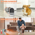 Miniatyrbillede 4 af 5: 1200W Blæsevarmer, PTC Keramisk Stille Energibesparende Blæsevarmer med Timer, Overophednings- og Tip-over Beskyttelse, til Kontor, Stue
