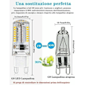 Miniatyrbild 2 av 5: 5-pack 3W G9 LED-lampa, 200LM, 3000K, Varmvit, Flimmerfri, Ej Dimbar, 360° Vinkel, Ersätter 40W G9 Halogenlampor