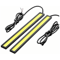 Miniatyrbild 1 av 5: 2 x Vattentäta dimljus till bil Super DRL COB LED-ljus vitt