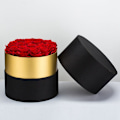 Miniatyrbillede 3 af 5: Bevaret Roseblomst Evigvarende Rose i Æske Bryllup Mors Dag Jul Valentinsdag Fødselsdag Kærlighedsgaver For Evigt A
