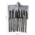 Pikkukuva 4 / 5: Halloween-koriste, kiero luuranko, riippuva, kummitteleva huone, pakopeli, järjestely