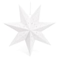 Miniatyrbillede 1 af 5: Hængende Papir 7-Spidset Stjerne Lygte, Juleophæng Stjerne Dekorationer til Jul Bryllup Fødselsdag Dekoration
