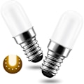 Miniatyrbillede 1 af 5: Køleskabslampe, E14 LED-pærer, 2W erstatning for 20W halogenpærer, 3000k varm hvid, 135 lm, 360 ° strålevinkel, 220 V-2stk
