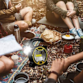 Miniatyrbild 3 av 5: Bärbar LED-arbetslampa Lykta Vattentät Nödstrålkastare Laddningsbar Strålkastare för Utomhusvandring Camping, Grön