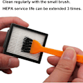 Miniatyrbilde 5 av 5: Multi-overflatebørster HEPA-filtre Kantfeiebørster Reservedeler for I7 I7+ E5 E6
