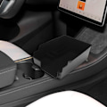 Miniatyrbilde 4 av 5: for Tesla Model 3 Model Y 2021 Bilens Sentrale Armlene Oppbevaringsboks Biltilbehør Konsolholder Hanskeorganisator