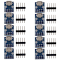 Miniatyrbillede 1 af 5: 10 stk. mini USB til DIP interface sæde 5V strømomformer