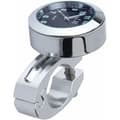 Mini motorcykelklocka för motorcykelstyre, vattentät (silver)
