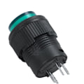 Miniatyrbilde 4 av 5: 2 stk 4 terminaler grønn LED-lampe øyeblikkelig trykknappbryter DC 3V