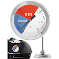 Miniatyrbilde 1 av 5: Analogt steketermometer for grill, røyker, gryte, panne, Ø 5,2 cm, 0 ° C - 300 ° C