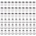 Miniatyrbilde 1 av 5: 60 stk 304 rustfritt stål nagelmutter M6 flat head blind mutter gjengede nagel nagelmutter for gjengede innsettings tang