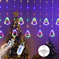 Miniatyrbillede 1 af 5: LED Julelys, 3M LED 3D Julepynt USB Lysstreng med Kroge, Julevinduespynt Lys, Blinkende Lys til Indendørs Udendørs