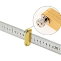 Miniatyrbild 2 av 5: Linjalpositioneringsblock, Träbearbetning Parallell Linjal, Lokator Markörlinjal, för Fixerat Blockpositioneringsskrapa